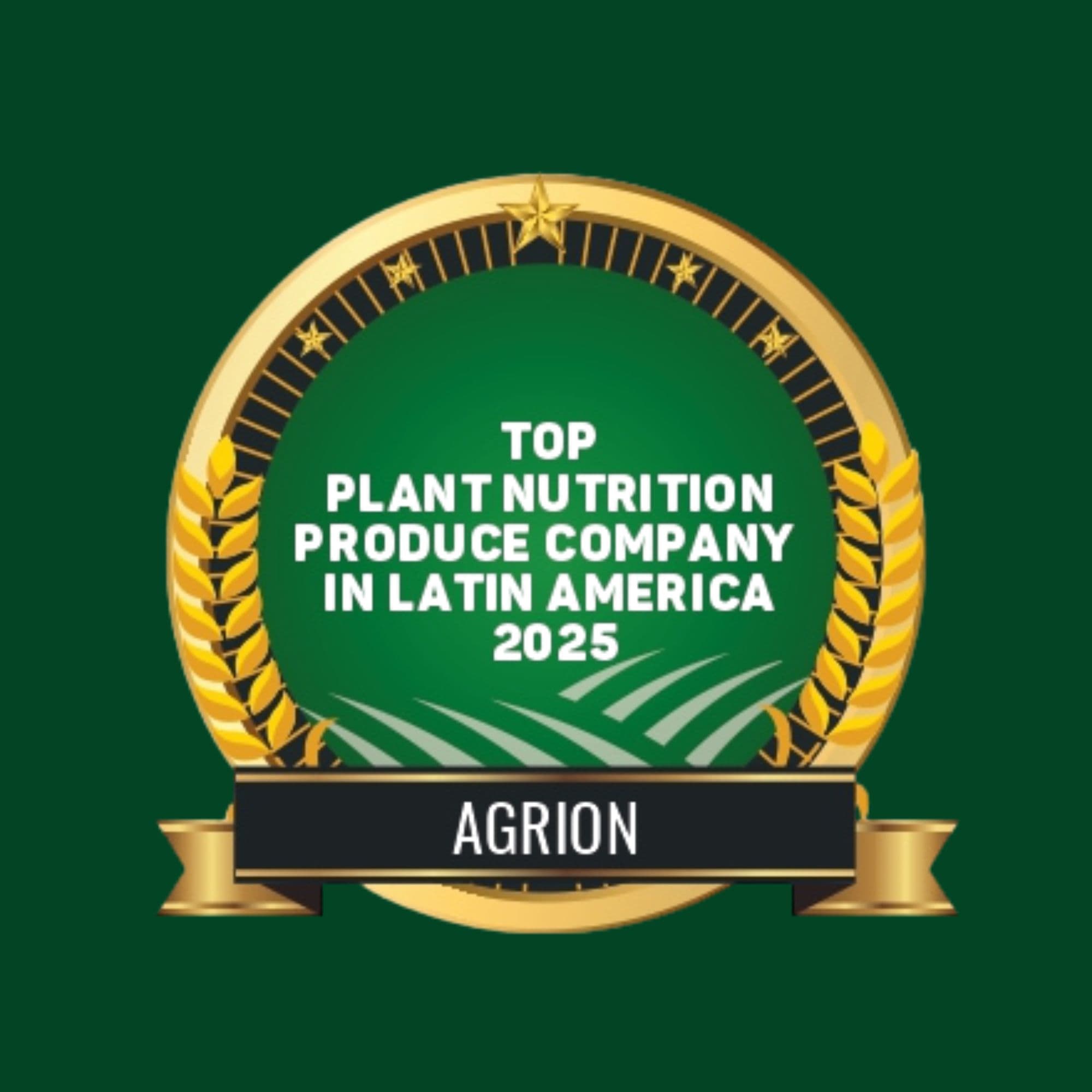 Agrion é reconhecida pela Agribusiness como a maior empresa de nutrição vegetal da América Latina.